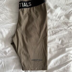 Fear of God Essentials Athletic Biker Short 'Harvest'